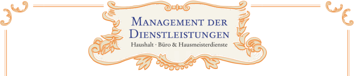 Management der Dienstleistungen
